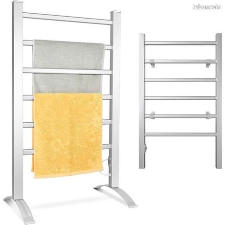 Seche serviette metal 6 barres puisance 100 w électrique