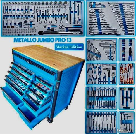 Servante d’atelier XXL 12 tiroirs pour les garages pro , LIVRAISON OFFERTE