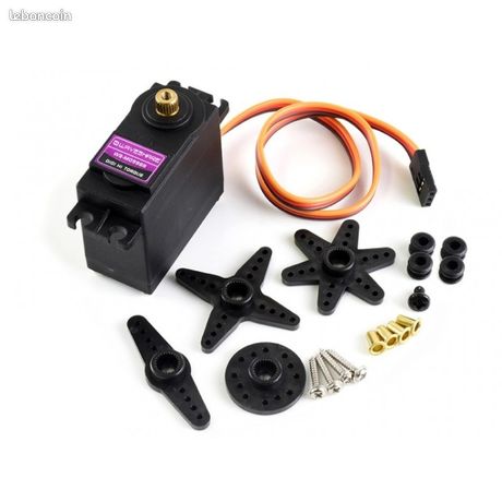 Servo Waveshare MG996R, engrenage métallique, couple élevé