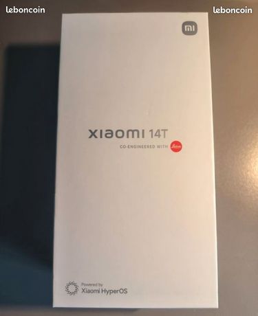 Smartphone Xiaomi 14T 5g+ 256Go neuf sous scellé avec facture