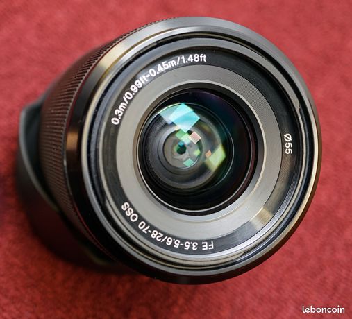 Sony FE 28-70 mm f/3.5-5.6 Objectif FE stabilisé ETAT NEUF 28 - 70mm