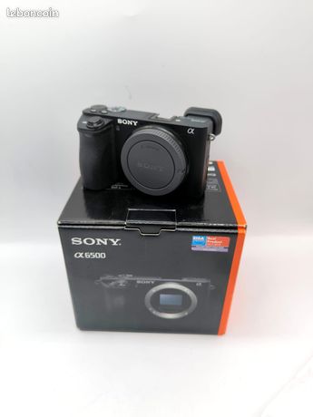 Sony α6500 (boîtier nu) 2 573 décl., 4 K + carte 32 Go Boîtier :