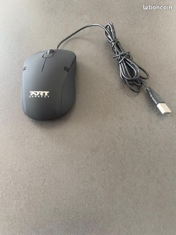 Souris Port connect toute sans emballage. Couleur noir