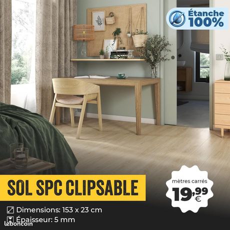 SPC clips avec sous couche incluse