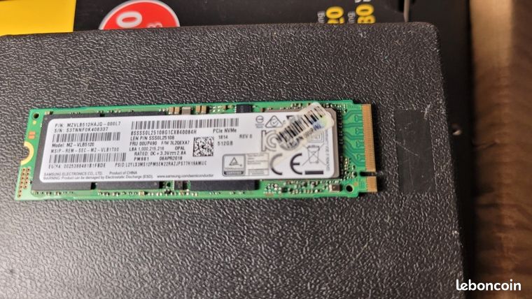 SSD 512go nvme samsung