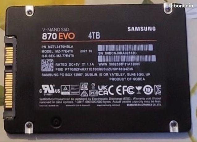 Ssd Samsung 870 evo 4to 25"