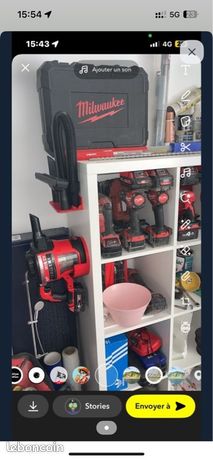 Support aspirateur Milwaukee