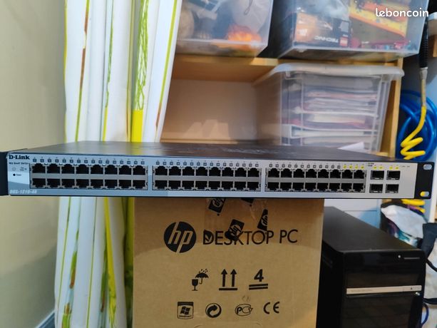Switch ethernet baie de brassage dlink 48 ports dgs-1210-48