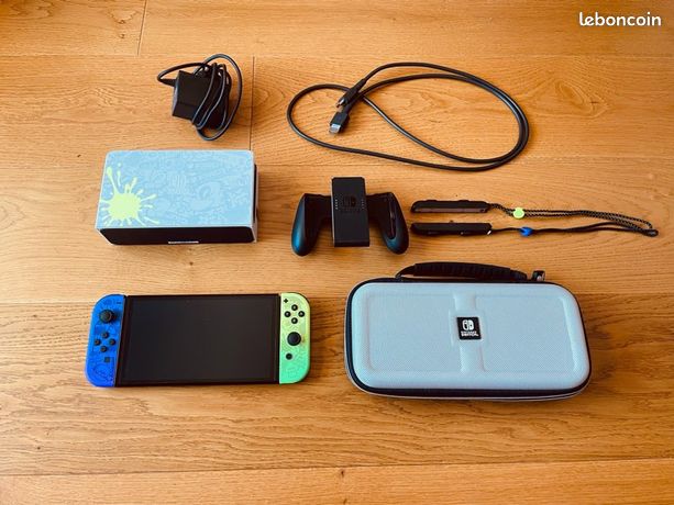😸 Switch OLED Collector Édition Splatoon - PARFAIT ÉTAT