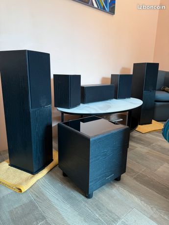 Système Hi-Fi Home Cinéma 5.1 Wharfedale Diamond + ampli Harman/Kardon AVR240