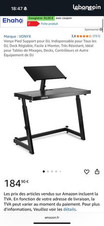 Table DJ vonyx