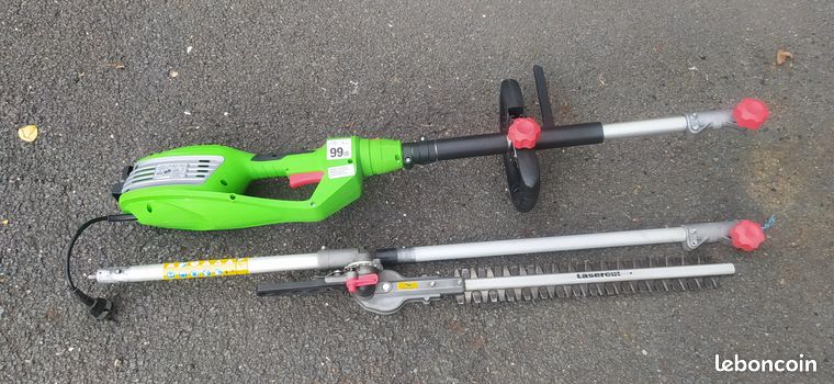 Taille haie téléscopique électrique