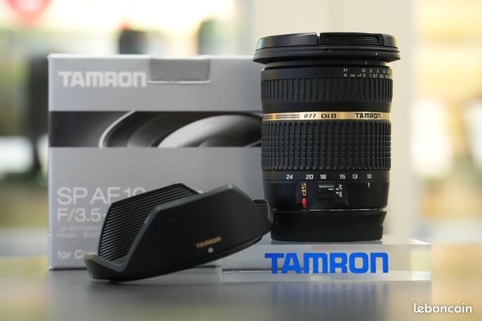 Tamron sp af 10-24 f/3.5-4.5 di ii canon + boite