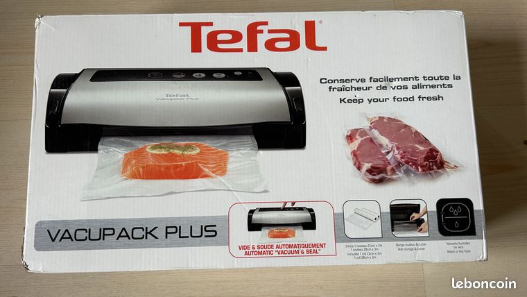 TEFAL VACUPACK PLUS Machine de mise sous vide et soude sac