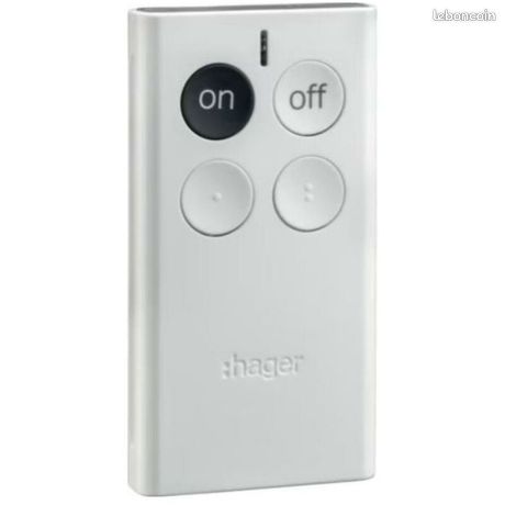 Télécommande Neuve 4 Boutons Avec Retour Logisty Hager alma RFL002X