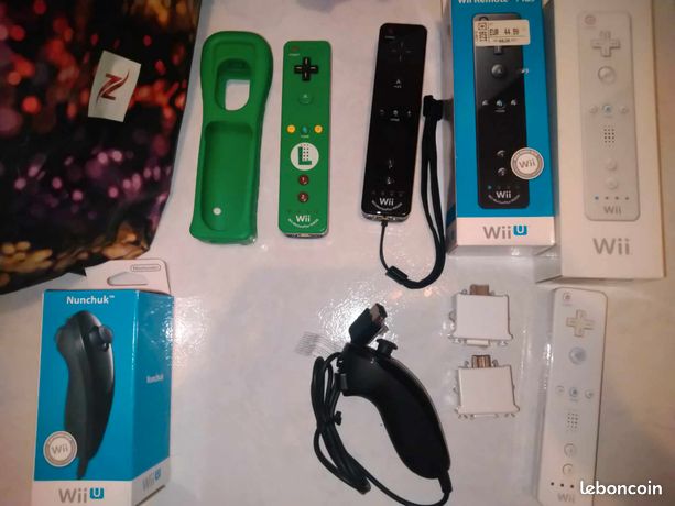 Télécommande Wii Wiimote nunchuk en boîte