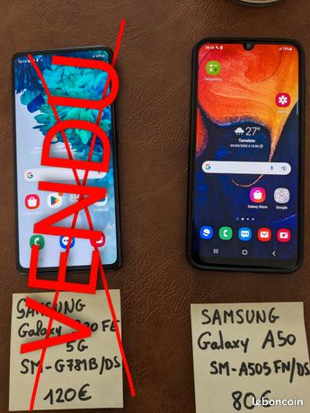 Téléphone Samsung Galaxy A50 état neuf