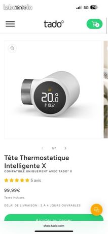 Tete Thermostatique intelligente X