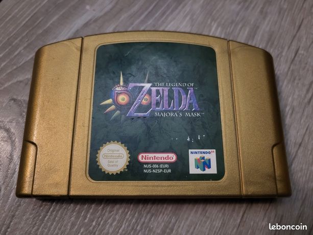 The legend of zelda majoras mask nintendo 64 TBE