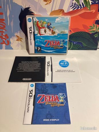 The Legend Of Zelda Phantom Hourglass Nintendo DS FRA Boitier + Notices