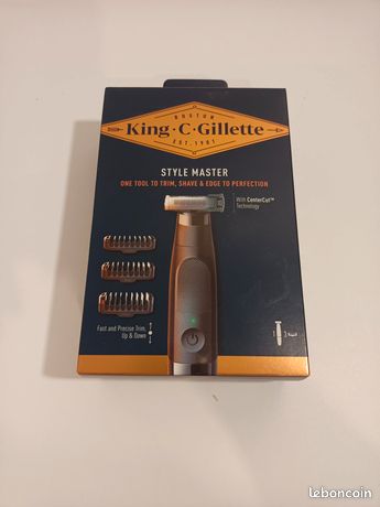 Tondeuse Barbe Pour Homme Entièrement Neuve, Sans fil, 3 Sabots GILLETTE, Emballage non ouvert