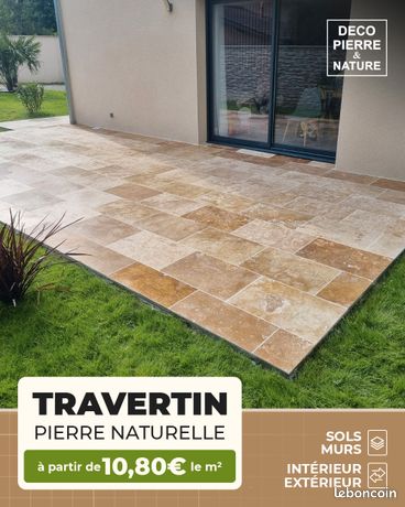 TRAVERTIN Interieur Exterieur Sols Murs | Salle de bain cuisine terrasse