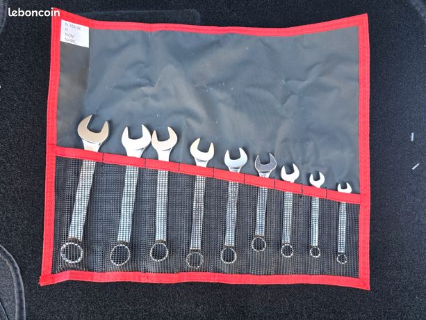 Trousse de 9 clé a fourche facom