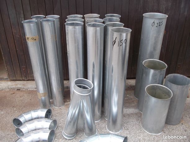 Tuyaux galvanisé aspiration copeaux