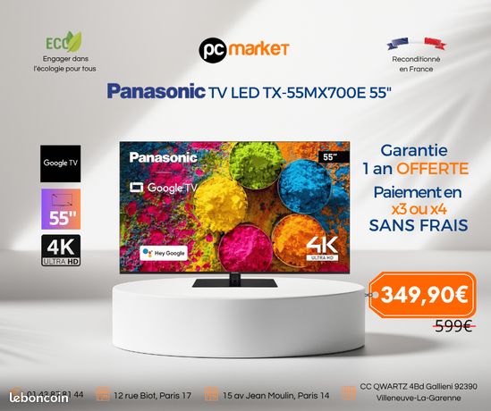 Tv Panasonic TV LED TX-55MX700E 55"