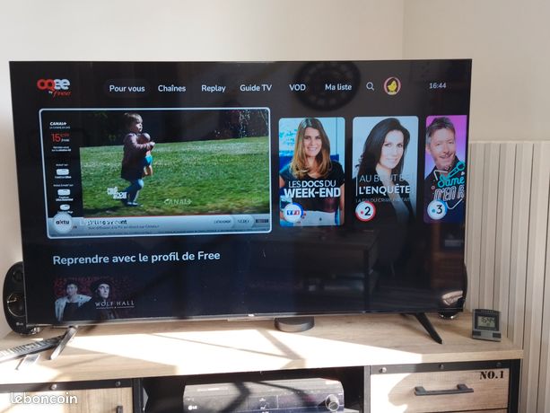 TV TCL récente 58pouces de 2023