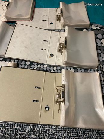 6 classeur à levier avec 1200 pochettes plastifié en général