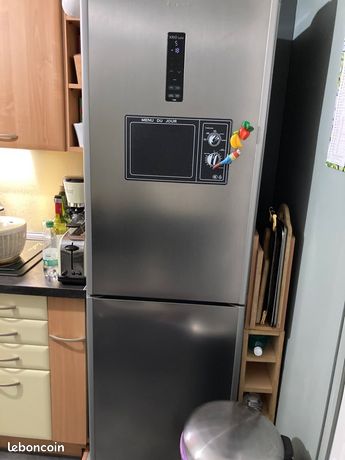 Vend réfrigérateur/congélateur Candy gris