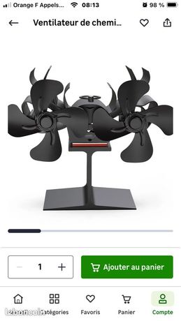 Ventilateur poêle
