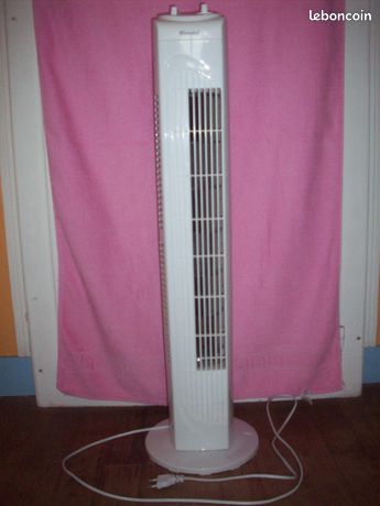 VENTILATEUR colonne BTF-3018 de BLUESKY _ H 79 cm x L 13,5 cm _ état encore satisfaisant _ * LIRE * . _ À PRENDRE À BAYONNE