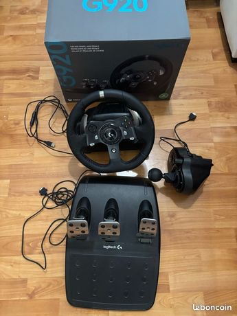 Volant Logitech G920 + pédalier + levier de vitesse ( G920)
