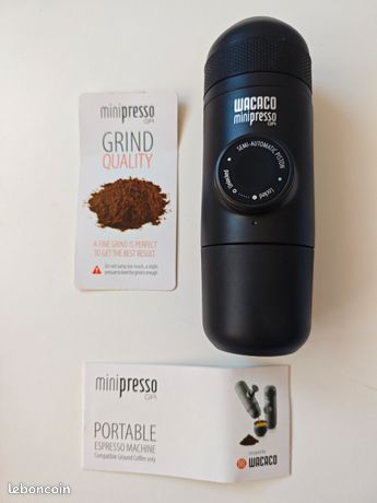WACACO Minipresso GR machine à espresso nomade portable pour café moulu cafetière de voyage