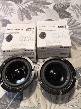 Woofer médium Visaton w100s 4 ohms