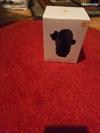 Xiaomi Mi Chargeur Sans Fil 20W Noir Support Voiture Réglable &