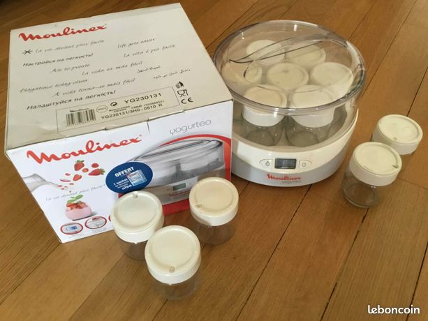 Yaourtière MOULINEX boite + 5 pots
