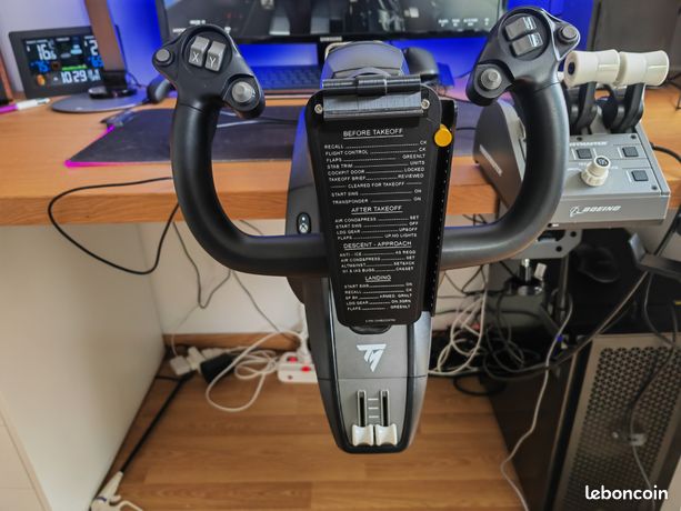 Yoke et Quadran de vol Thrustmaster